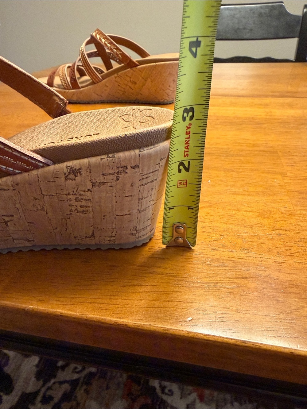 Skechers Brown Multi-Strap Wedge Sandals - Picture 16 of 16